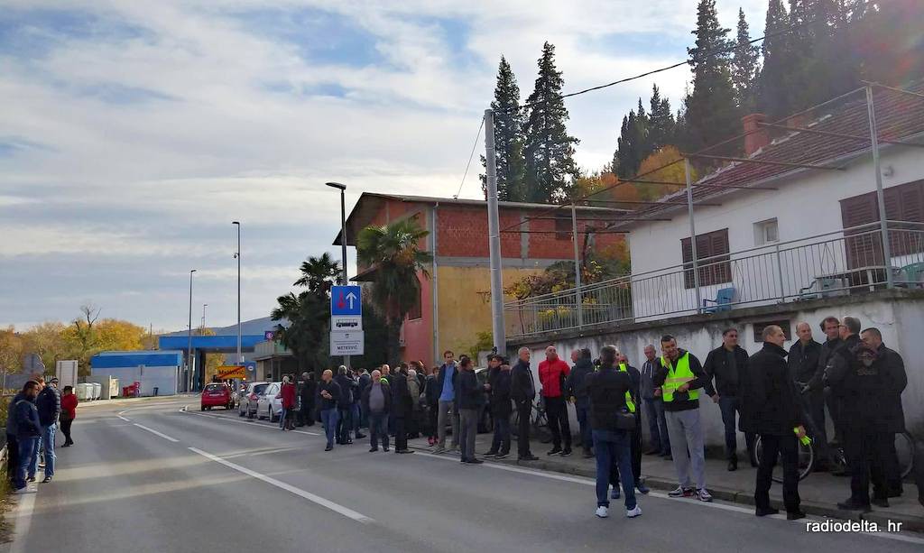 Prosvjed građana na GP Metković